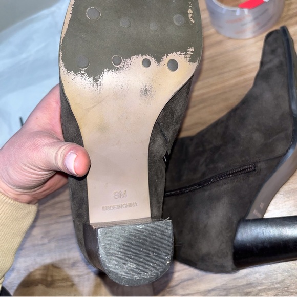 Amanda Smith Mink Brown Suede Ankle Boots - Picture 4 of 5